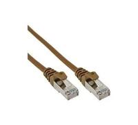 Cavo patch - SF-UTP - Cat.5e - marrone - 1,5 m