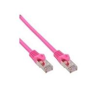 Cavo patch - SF-UTP - Cat.5e - rosa - 0,25 m NEW