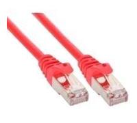 Cavo patch - SF-UTP - Cat.5e - rosso - 0,25 m NEW