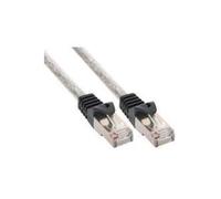 InLine Cavo patch Lan SF/UTP Cat.5e trasparente 25m Rete 72525T