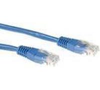 Cavo patch U/UTP CAT5E ACT Blue da 10 metri con connettori RJ45. Cat5e u/utp blu 1000 m (IB5610) NEW