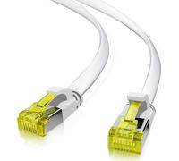Helos - Cavo patch ultrapiatto U/FTP Cat 6a, 2 m, colore: Bianco