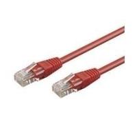 Cavo patch Wentronic Goobay CAT 5e U/UTP rosso 10 m - miscela di rame CCA (68349) NEW