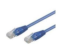 Cavo patch Wentronic Goobay CAT 6 U/UTP blu 5 m - miscela di rame CCA (68417) NEW