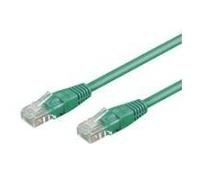 Cavo patch Wentronic Goobay CAT 6 U/UTP verde 15 m - miscela di rame CCA (68450) NEW