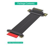 Cavo PCIE 1X PCIE4.0 Riser Scheda 90 Gradi a 180 Gradi Cavo Piatto di Estensione