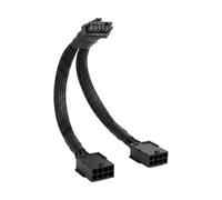 Cavo PCIe 5.0 12VHPWR 20 cm, 2x8 Pin a 12 Pin GPU | Cavo GPU 16AWG in rame con guaina, per collegamento 2x8 pin a piccolo 12 pin e cablaggio ordinato nel PC