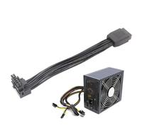 Cavo PCIE,Cavo GPU - Cavo GPU da 2 Vhpwr da 16 pin a PCIE 5.0 | Cavo ad angolo per scheda grafica, adattatore con custodia di estensione, cavo connettore GPU per interfaccia ad angolo sched