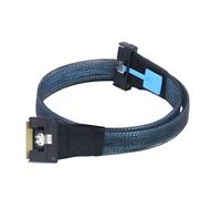 Cavo PCIe MCIO 5.0 8I a Slimline SAS con inserimento anti-taglio da 100 cm