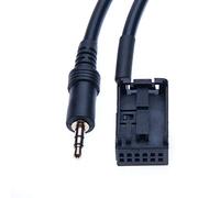 Cavo per Adattatore di Ingresso AUX da 3,5 mm Compatibile con Auto Car B M W E39 Z4 E85 X3 E53 E83 E60 E61 E63 E64, MINI COOPER a MP3 MP4 / Telefono, Radio, Smartphone