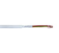 Cavo per allarmi Micro Tek 2x0.50+2x0.22 diametro esterno 4.30mm bianco da 100m
