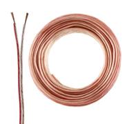 Cavo per altoparlante, 2 x 0,50 mm2, 10 m, trasparente, CCA