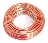 Cavo per altoparlante, 2 x 1,50 mm2, 10 m, trasparente, CCA
