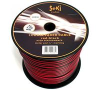 100m Cavi per altoparlanti 2x 1,5mm² Rosso Nero Cavo audio Cavo box