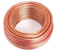 Cavo per altoparlante, 2 x 1,50 mm2, 30 m, trasparente, CCA