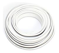 Cavo per altoparlante, 2 x 1,50 mm2, cavo audio 1,50mm2-10m bianco