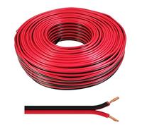 50m Cavi per altoparlanti 2x 2,5mm² Rosso Nero Cavo audio Cavo box