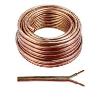 Cavo per altoparlante, 2 x 4,00 mm2, 10 m, trasparente, CCA