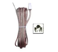 Cavo per altoparlanti 1x Pc Red Gray Speaker Cable with Connector Sound Wires Cords Compatible with Sony Home Cinema Theater System (White 3m)