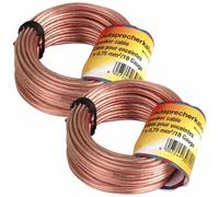 Cavo Per Altoparlanti Hama 2x10m 0,75mm² 2 Conduttori Trasparente