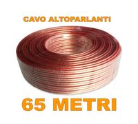 CAVO PER ALTOPARLANTI MATASSA BOBINA FILO BIPOLARE AUDIO CASSE SPEAKER STEREO