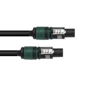 Cavo per Altoparlanti PSSO Speakon 4x2.5 mm² - 0.5m, Nero, Made in Germany