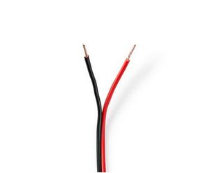 Cavo per altoparlanti rotondo a doppio conduttore da 0,75 mm2 in bobina da 100 m - Nouvo