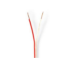 Cavo per altoparlanti rotondo a doppio conduttore da 0,75 mm2 in bobina da 100 metri - Nouvo