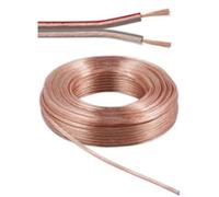 Cavo per altoparlanti trasparente 25 m 1,5 mm²