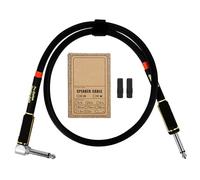 Cavo per amplificatori per chitarra, silenzioso, 6,35 mm, cavi per chitarra, angoli a destra, cavo per chitarra