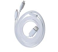 Cavo per apparecchi acustici standard a 2 pin realizzato con nucleo in rame conduttivo e guaina in TPE per un'ampia compatibilità dei dispositivi (doppia estremità)