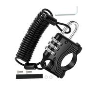 Cavo Per Blocco Casco - Gadget Antifurto in Lega di Alluminio - Blocco Antifurto Per Casco | Per Bambini Uomini Donne Parcheggio Esterno Moto Bici Elettrica Garage Notturno