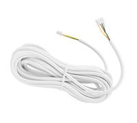 Cavo per Campanello, 10 M 0,3 Mm 4 Conduttori Cavo per Porta del Garage Cavo per Campanello con Connettori per Videocitofono Campanello