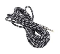 Cavo per Chitarra, Cavo di Collegamento per Strumento da 6,35 Mm con Conduttore con Nucleo in Rame di Ossigeno, per Mixer Amplificatore Altoparlante Microfono Basso