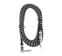 Cavo per Chitarra Cavo per Basso Cavo per Chitarra Ad Angolo Retto, Facile da Riporre, Nucleo in Rame, Elegante Cavo per Chitarra per Cavi di Ricambio per Strumenti (3 metri /