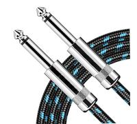 Cavo Per Chitarra Da 6,35 Mm Dritto Ad Angolo Retto Resistente | Blocca efficacemente le interferenze esterne, garantendo una trasmissione chiara e fluida.(Type1 300cm)