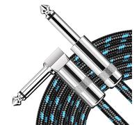 Cavo Per Chitarra Da 6,35 Mm Dritto Ad Angolo Retto Resistente | Blocca efficacemente le interferenze esterne, garantendo una trasmissione chiara e fluida.(Type2 6m)
