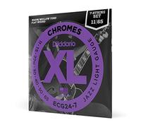D'Addario ECG24-7 Set Corde Elettrica Chromes Flat Wound