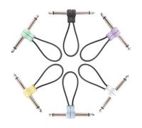 Cavo per chitarra elettrica 3/6Pcs Cavo Pedalboard Strumento Cavo Pedale Cavo Patch Cavo Per Chitarra E Altri Strumenti Cavo Effetto Pedale Chitarra Elettrica Cavo Patch Cavo