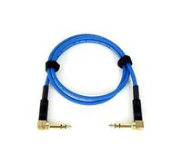 Cavo per chitarra elettrica e basso, Cavo stereo bilanciato maschio-maschio da 6,35 mm, multicolore, diverse misure(Blue,5m)