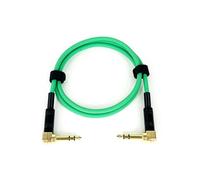 Cavo per chitarra elettrica e basso, Cavo stereo bilanciato maschio-maschio da 6,35 mm, multicolore, diverse misure(Green,1m)