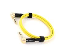 Cavo per chitarra elettrica e basso, Cavo stereo bilanciato maschio-maschio da 6,35 mm, multicolore, diverse misure(Yellow,5m)