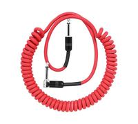 Cavo per chitarra elettrica, prolunga a spirale, basso suono, cavo audio antirumore, bobina a molla per esterni, filo per strumenti musicali