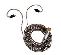 Cavo per Cuffie Auricolari da 3,5 mm, Cavo in Rame Puro MMCX Cavo Audio Ausiliario (4ft / 1,2 m) per Cuffie SE215 SE535 SE546