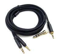 Cavo per cuffie Beyer 2°/3° con doppia spina da 3,5 mm | Cavo di ricambio per cuffie, ricambio per cavi di manutenzione, cavo per cuffie portatile, accessori per cavi