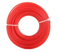 Cavo per decespugliatore rotondo in nylon resistente di alta qualità per tosaerba, decespugliatore, decespugliatore, ricambio per un'efficiente manutenzione del giardino, diametro (Rosso 2,4 mm*15 m)