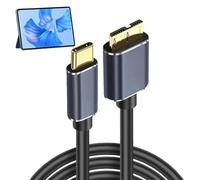 Cavo per disco rigido - Cavo mobile universale, USB 3.0 tipo C pieghevole, trasferimento dati veloce, compatibile con PC, laptop, smartphone, tablet e fotocamera, resistente e flessibile | Ideale per