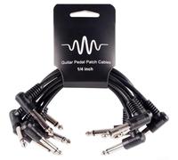 Cavo per effetti per chitarra ad angolo retto da 15,2 cm, costruito con robusto rivestimento esterno per una maggiore durata e una riduzione della perdita di segnale nella catena degli effetti (6