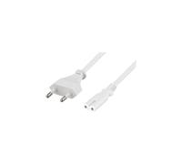 Cavo per elettrodomestici DELTACO CEE7/16 a C7, 5 m, bianco
