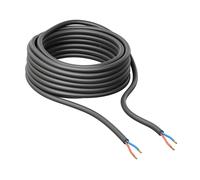 Cavo per esterni 25 m nero 2 x 1 mm² H05RN-F